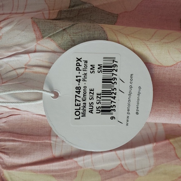 Kimono-pink floral "Mishka" - Picture 10 of 10